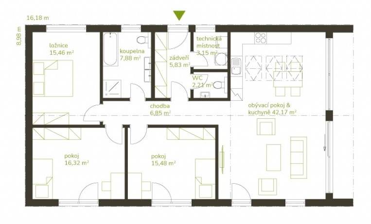 Bungalov 4+kk